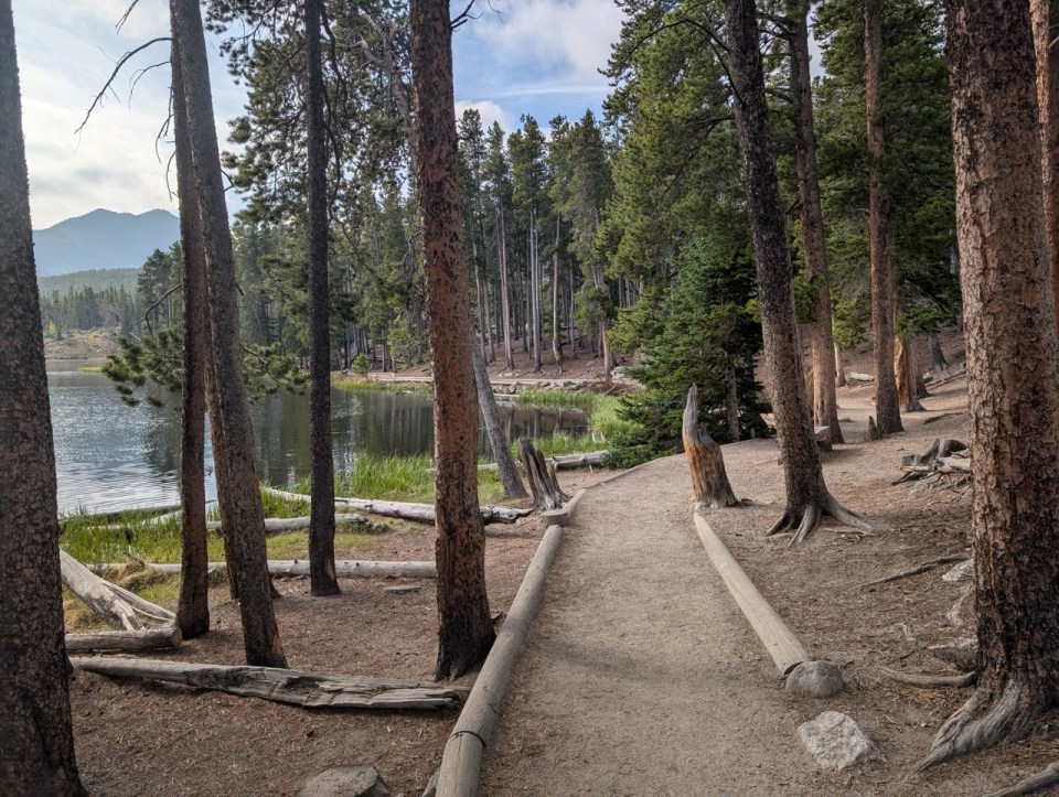 Sprague Lake Trail dans Rocky Mountain National park
