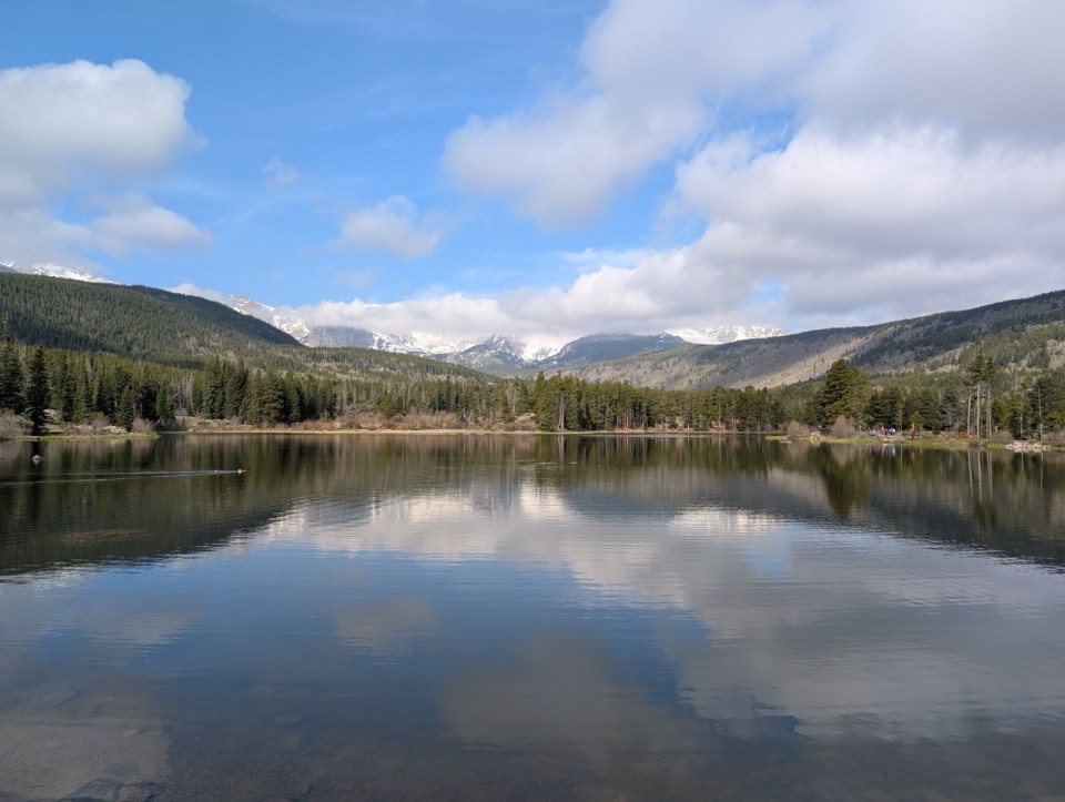 Sprague Lake Trail dans Rocky Mountain National park