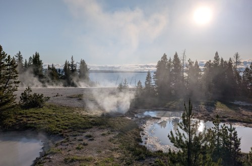 visiter le parc de Yellowstone avec West thumb