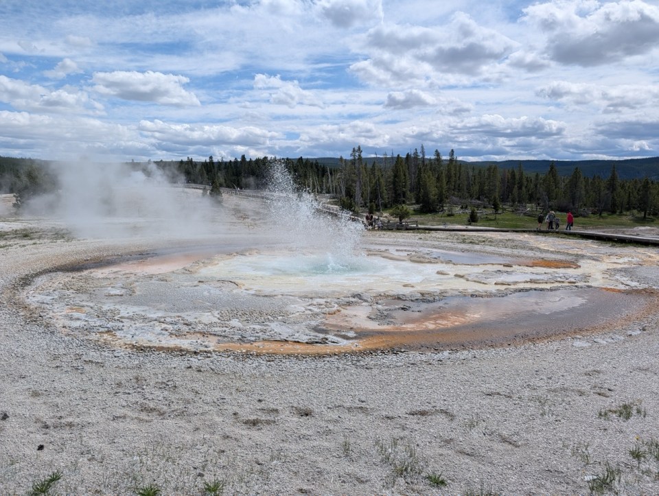 Upper Geyser Basin trail