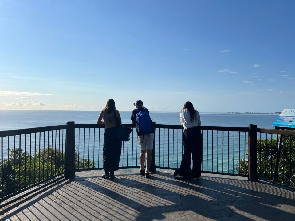 Tumgun lookout à Burleigh Heads National Park
