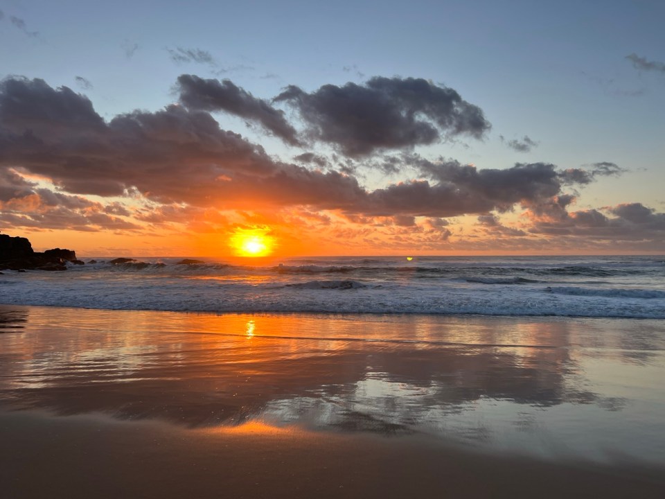 Plage de Sunshine Beach en Australie