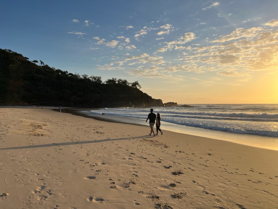Plage de Sunshine Beach en Australie