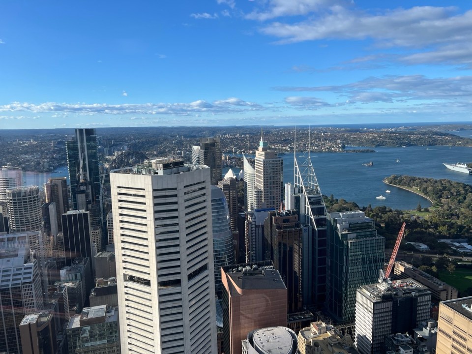 vue depuis la Sydney Tower Eye