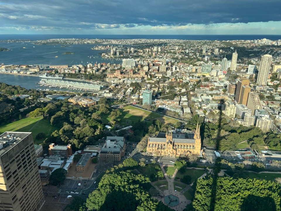 vue depuis la Sydney Tower Eye