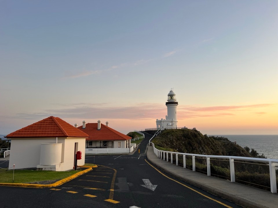 lever de soleil au Cape Byron Lighthouse
