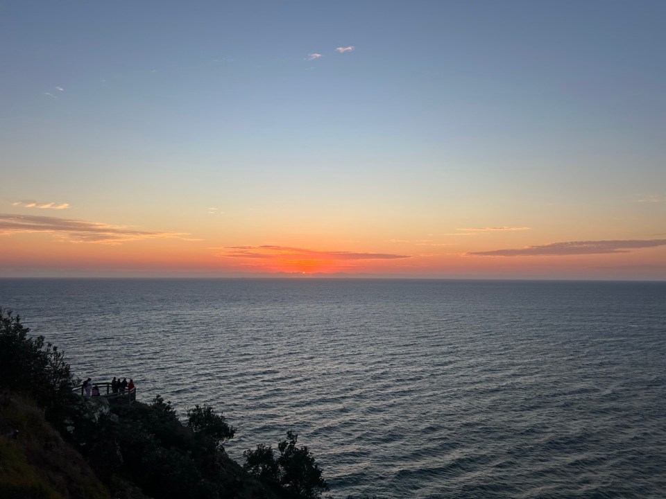 lever de soleil au Cape Byron Lighthouse