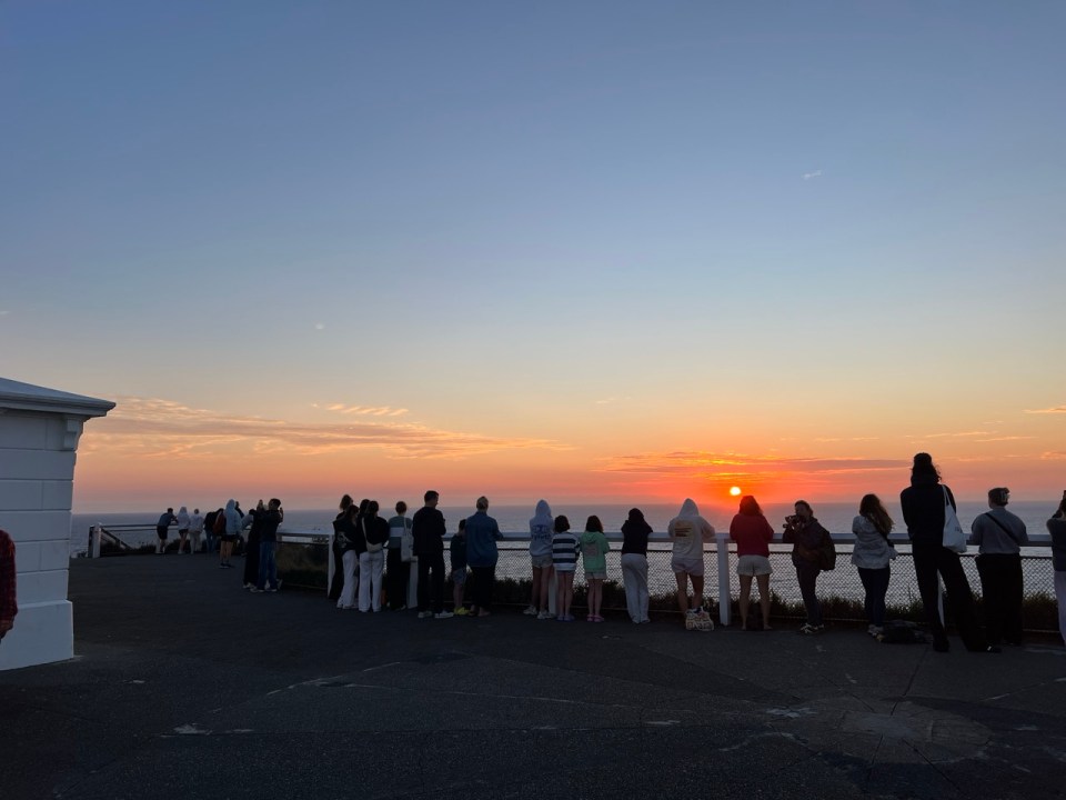lever de soleil au Cape Byron Lighthouse