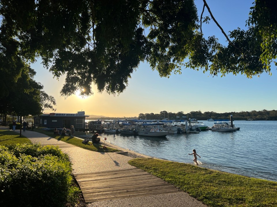 Coucher de soleil à Noosaville