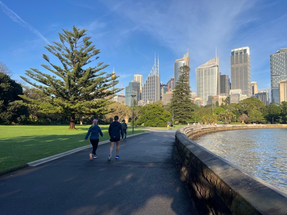 Macquarie’s Point à Royal Botanical Garden de Sydney 