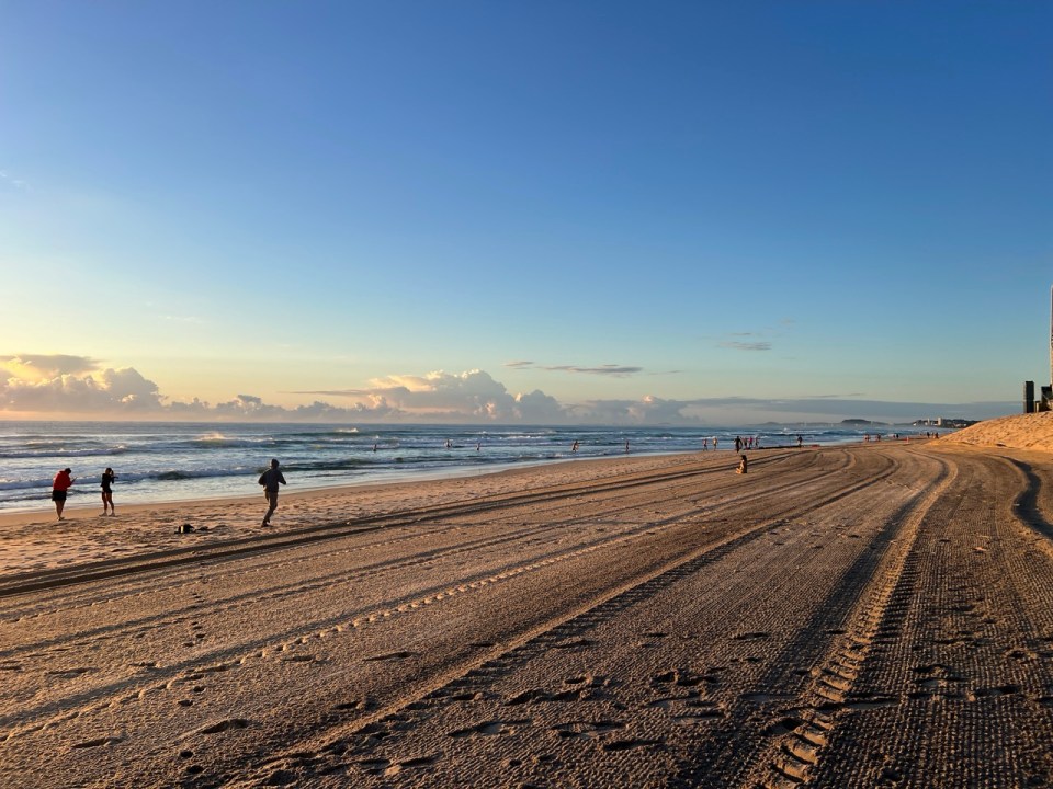 lever de soleil à Surfers Paradise à Gold Coast