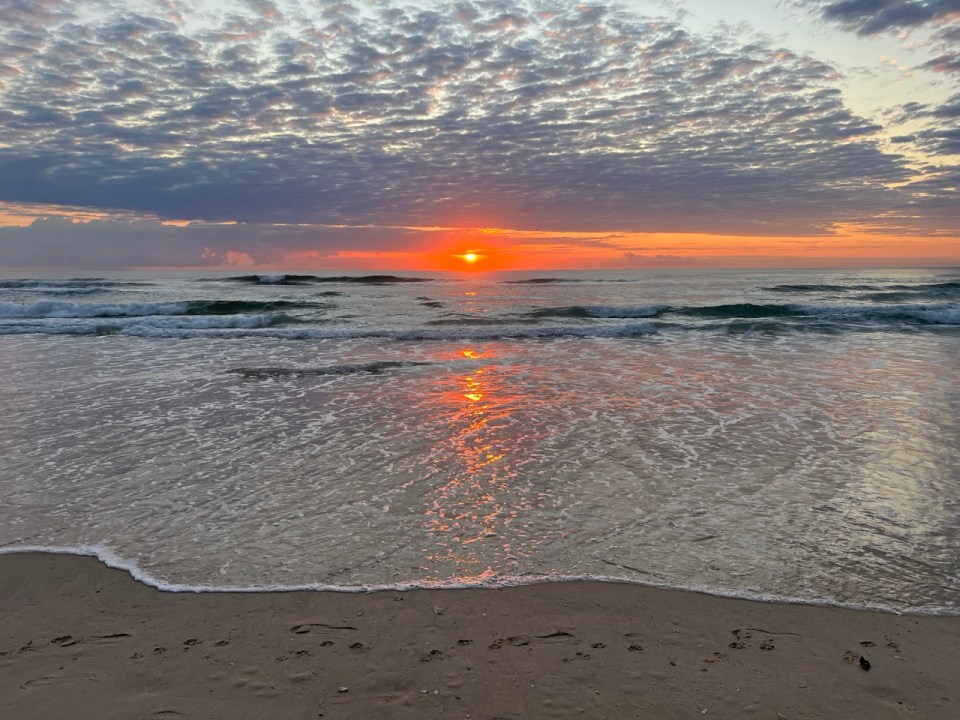 lever de soleil à Surfers Paradise à Gold Coast