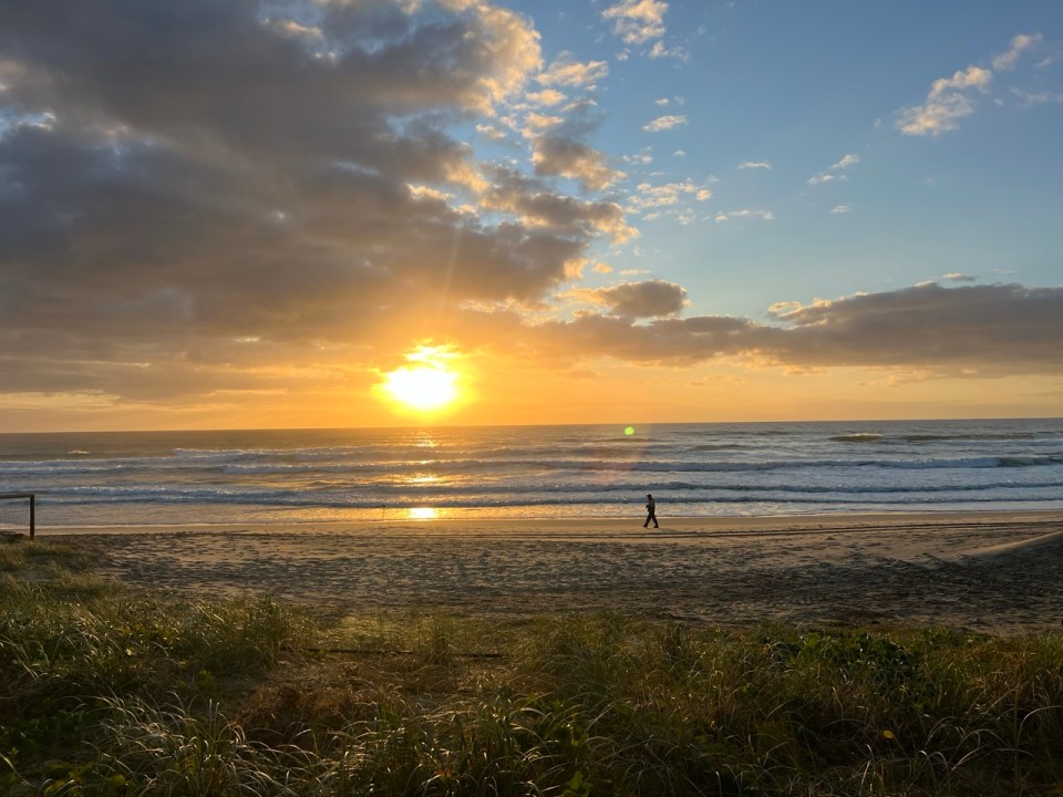 lever de soleil à Surfers Paradise