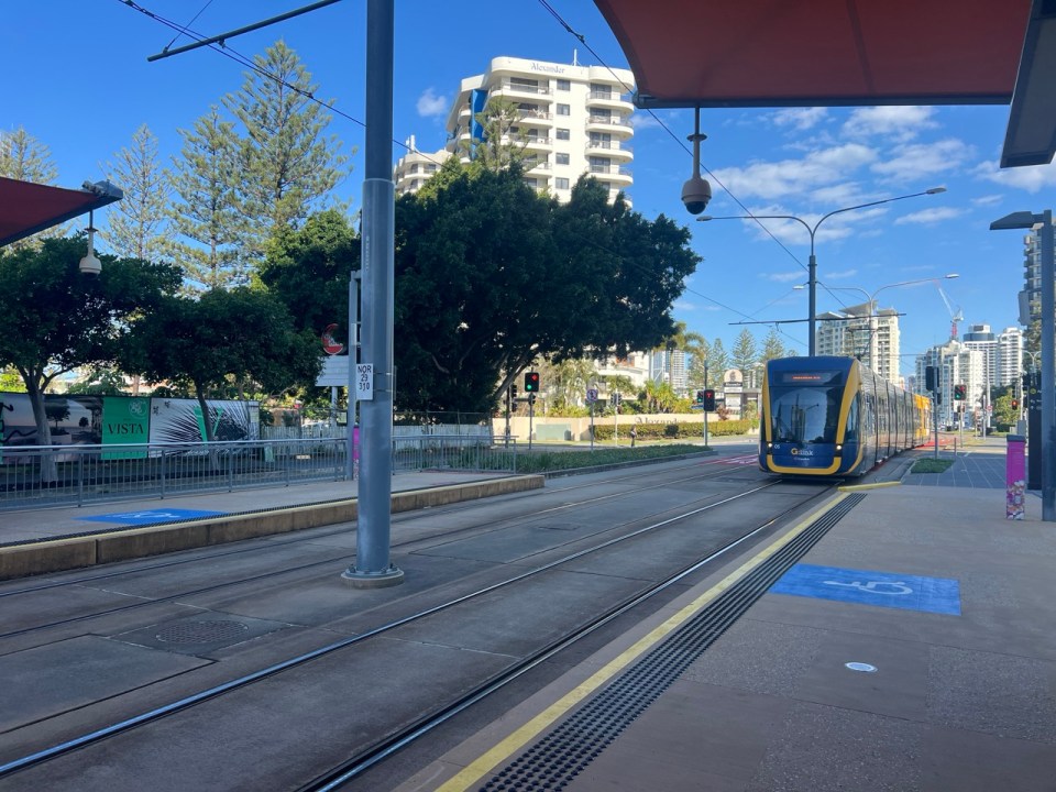 tram à Surfers Paradise
