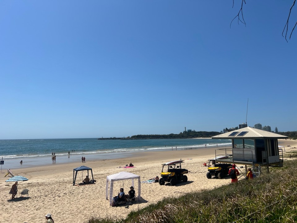 Mooloolaba Beach sur la Sunshine Coast