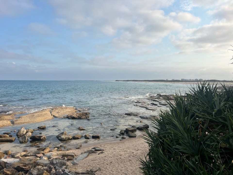 Plage de Caloundra sur la Sunshine Coast en Australie