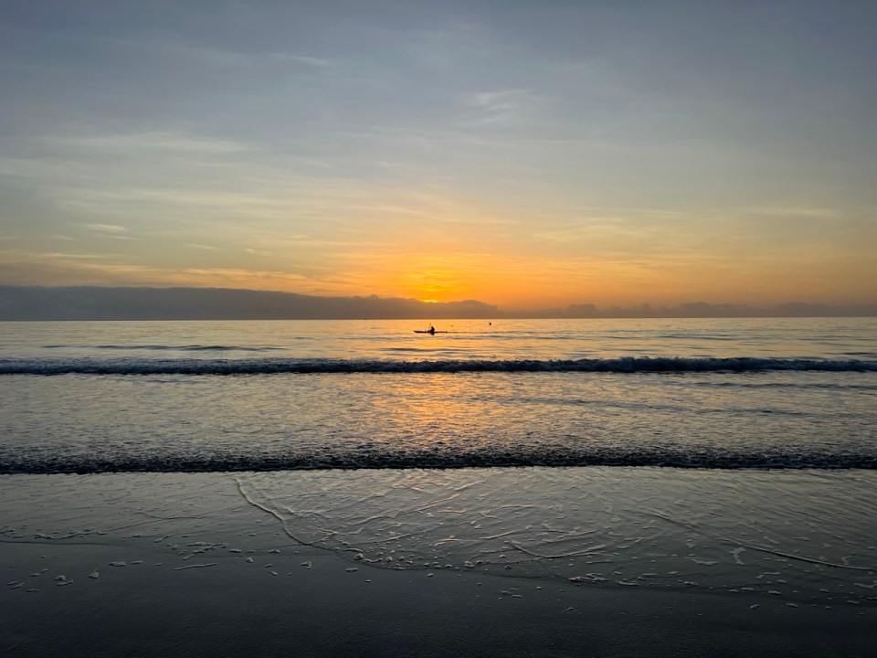 lever de soleil à la plage de 4 miles Beach