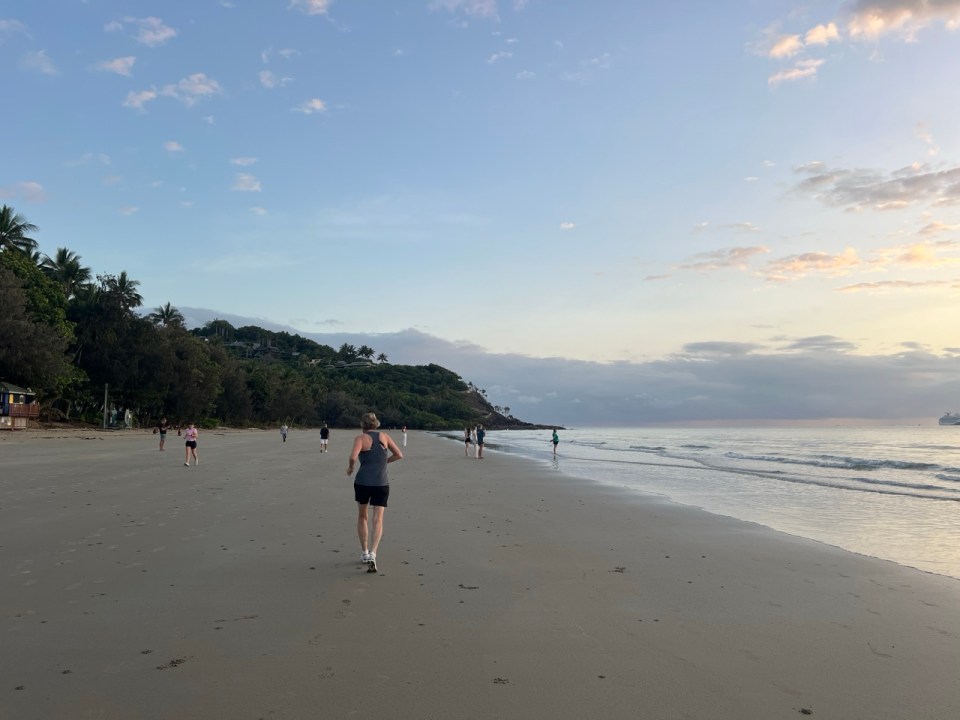 lever de soleil à la plage de 4 miles Beach