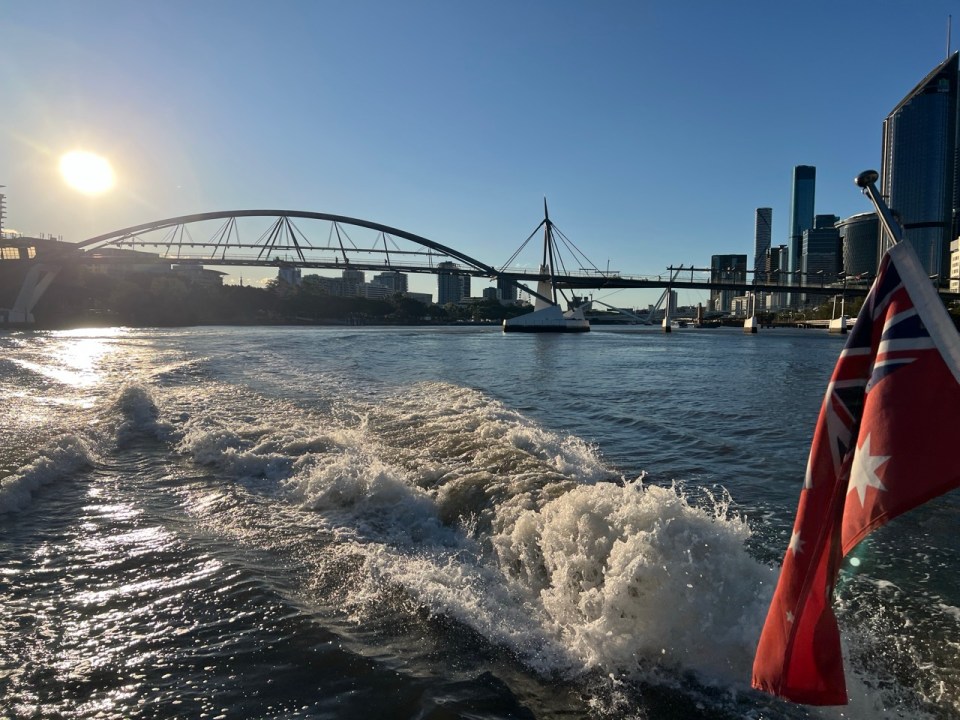 rivière Brisbane en ferry