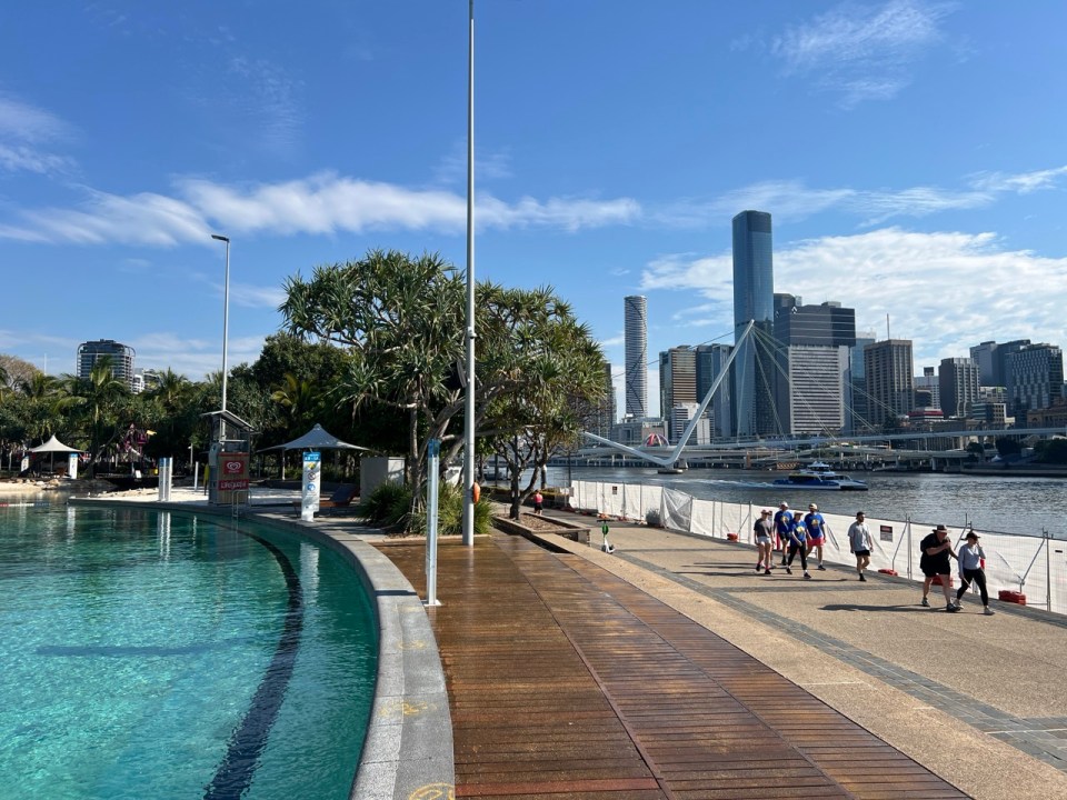Streets Beach à Brisbane 