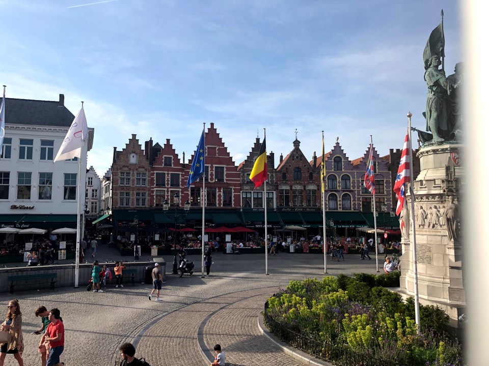 Place du Markt à Bruges 