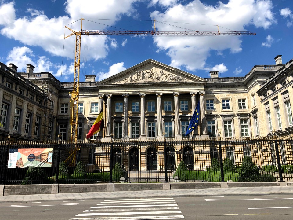 parc royal à Bruxelles 